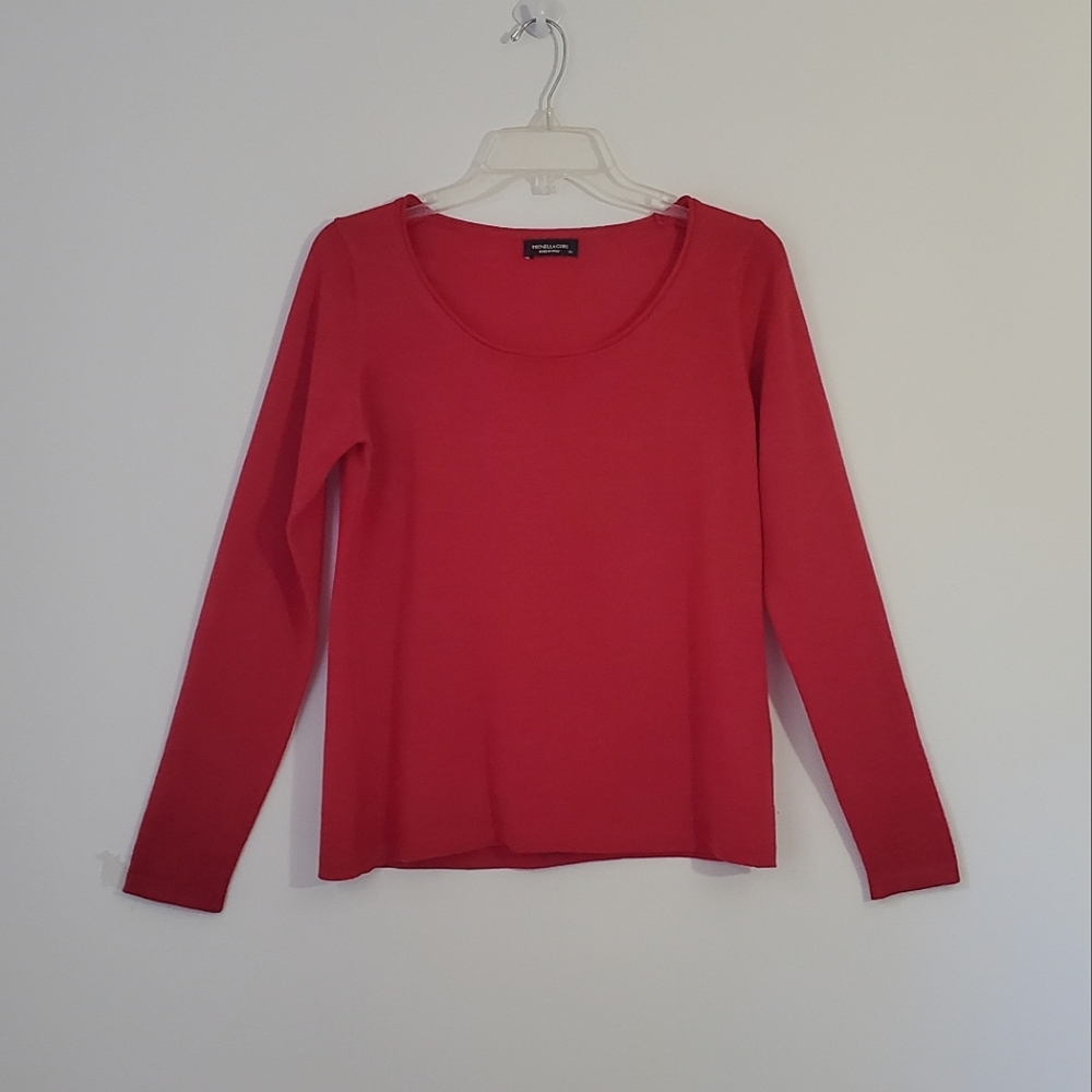 Brunella Gori Merino Wool Long Sleeve Top